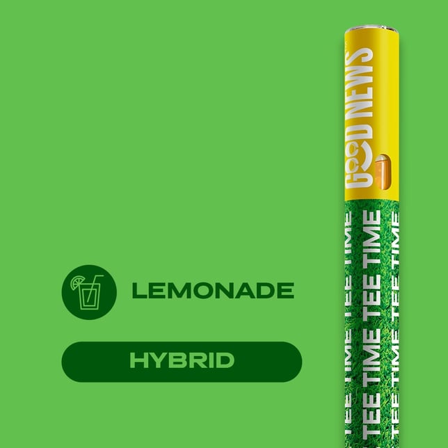 Tee Time Lemonade Vape Pen (500mg) - Image 5