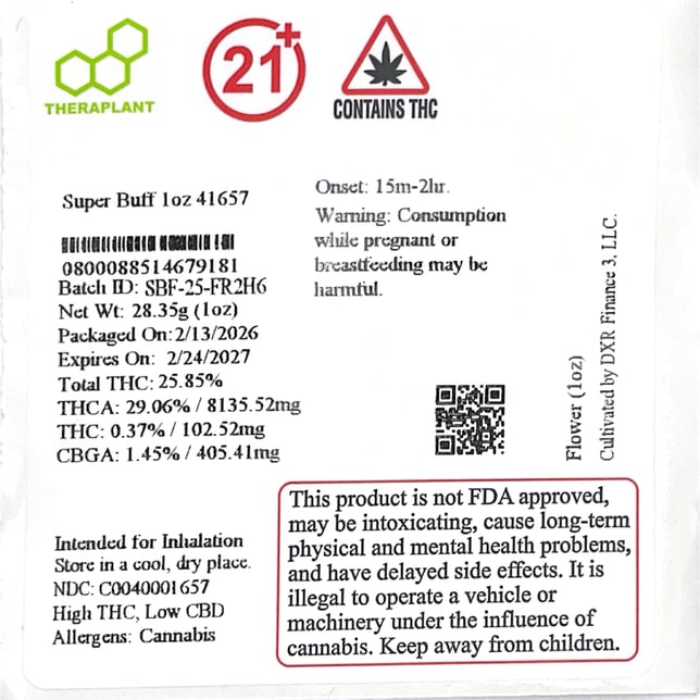 Theraplant - Super Buff (S) Flower  C0040001657 - Image 2