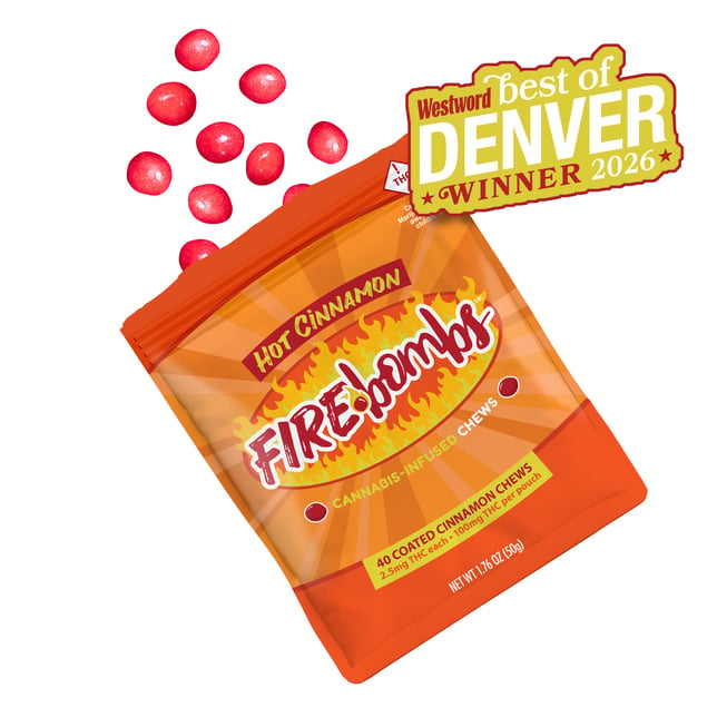 Fire Bombs Hot Cinnamon - 100mg THC (40pk / 2.5mg THC ea) - Image 3