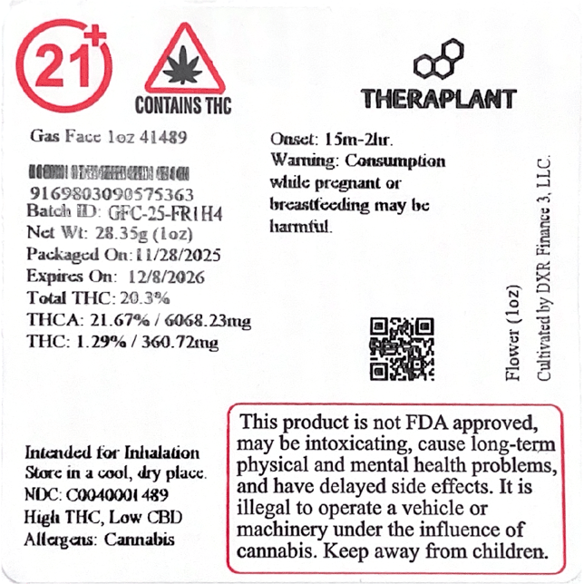 Theraplant - Gas Face (H) Flower  C0040001489 - Image 2