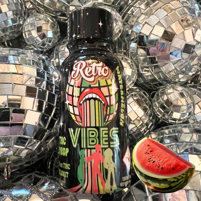Retro Vibes Syrup - Fast Acting - Watermelon (2000mg) - Image 2