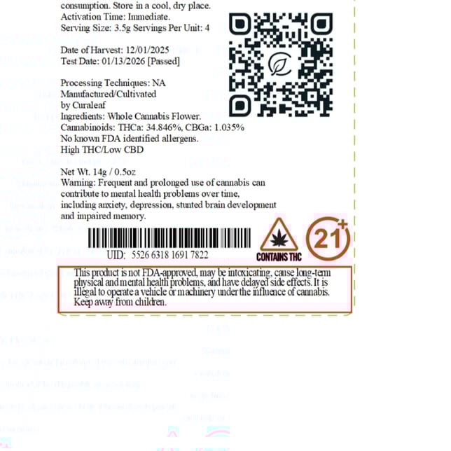 Grassroots - Kush Mints (I) Flower  C0030001398 - Image 6