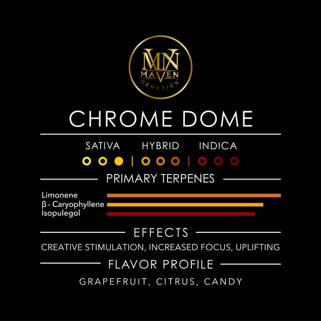 Chrome Dome Pre-Roll 5-Pack (2.5g) - Image 11