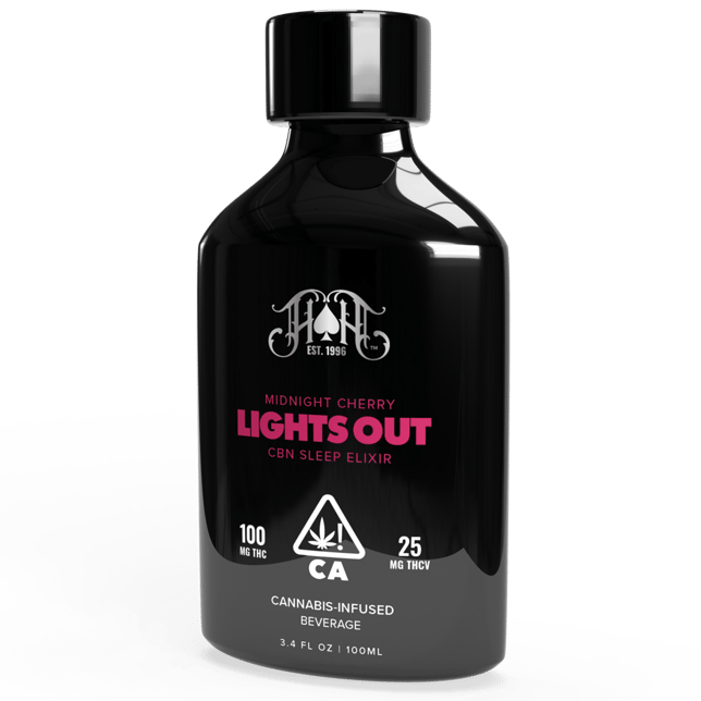 Lights Out CBN Sleep Elixir - Midnight Cherry [100ml] (100mg THC/50mg CBN) - Image 2