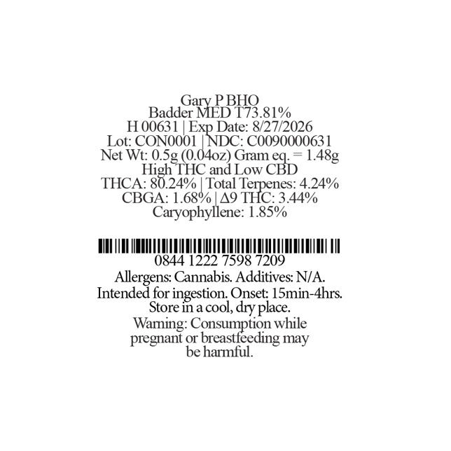 Affinity Grow  Gary P (H) BHO Badder  C0090000631 *NP - Image 2