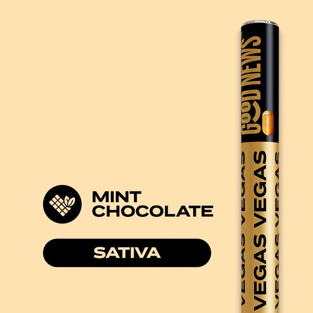 VEGAS: Mint Chocolate Vape Pen (300mg) - Image 4 VEGAS: Mint Chocolate Vape Pen (300mg) - Image 4