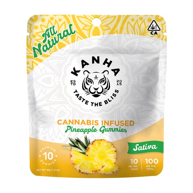 Pineapple - Sativa [10pk] (100mg) - Image 2