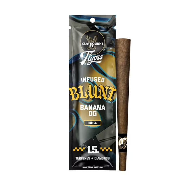 Banana OG (1.5g) - Flyers Infused Blunt - Image 1 Banana OG (1.5g) - Flyers Infused Blunt - Image 1