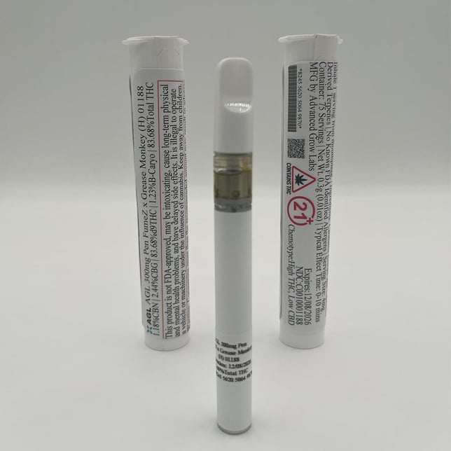 AGL - FumeZ x Grease Monkey (H) Disposable Vape (0.3g) C0010001188 - Image 2