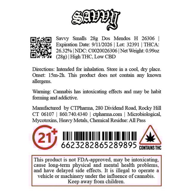 Savvy - Dos Mendos (H) Smalls  C0020026306 - Image 4