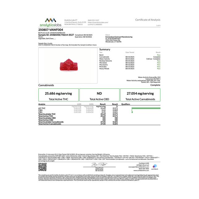 Viva - Strawberry Fiesta (I) RSO Gummies (25.69mg 20pk) C0060000262 - Image 3