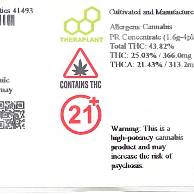 Theraplant - Foreverberry (S) Infused Shorties 4pk (1.6g) C0040001493 - Image 2 Theraplant - Foreverberry (S) Infused Shorties 4pk (1.6g) C0040001493 - Image 2