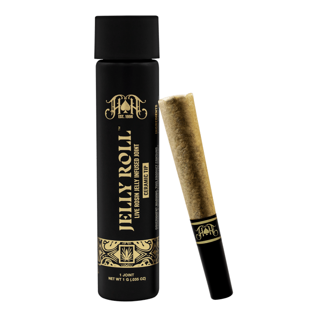 Greenline: Papaya x 33 x Original Z | Hybrid - Live Rosin Infused Pre-Roll - 1g Jelly Joint - Image 1 Greenline: Papaya x 33 x Original Z | Hybrid - Live Rosin Infused Pre-Roll - 1g Jelly Joint - Image 1