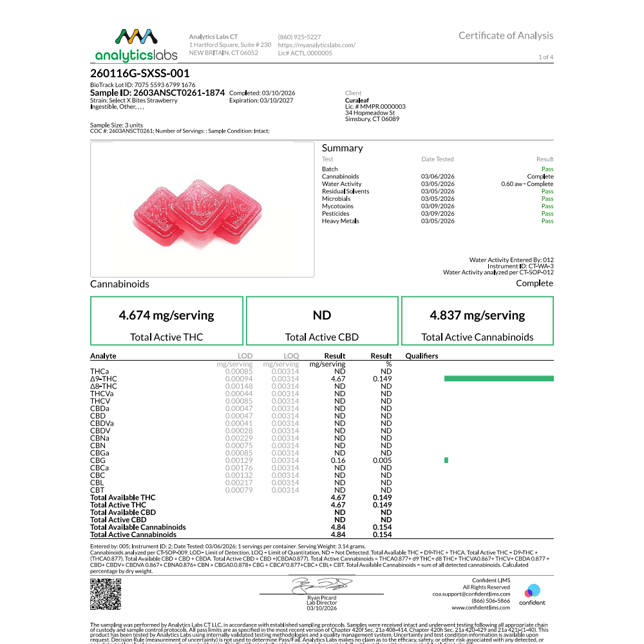 Select - Strawberry (H) X Bites (4.67mg 20pk) C0030001572 - Image 4