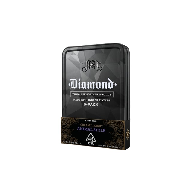 Spray Tan | Sativa - Diamond THCA-Infused Pre-Rolls - 2.5G 5-Pack - Image 1