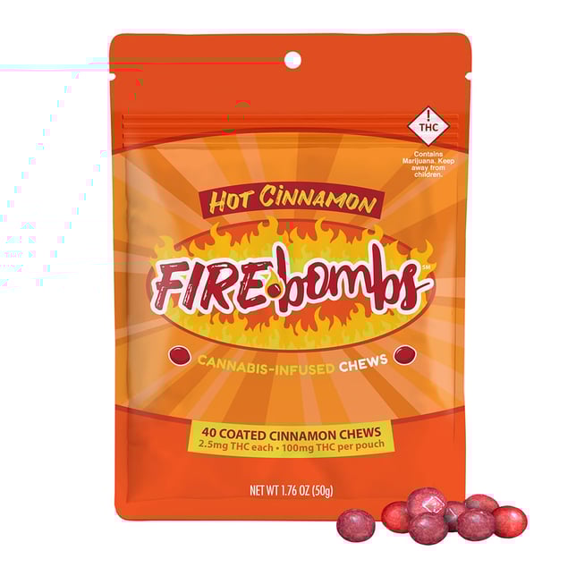 Fire Bombs Hot Cinnamon - 100mg THC (40pk / 2.5mg THC ea) - Image 3 Fire Bombs Hot Cinnamon - 100mg THC (40pk / 2.5mg THC ea) - Image 3