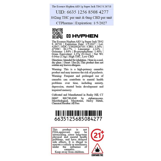 The Essence - Super Jack (S) Hyphen Battery and Pod Bundle (1g) C0020026718 - Image 4