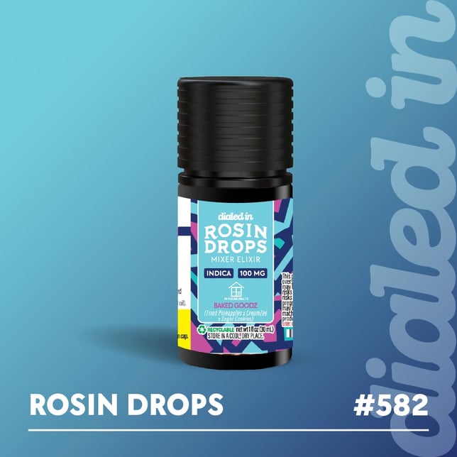 100mg - Baked Goodz - Rosin Drops - Image 1