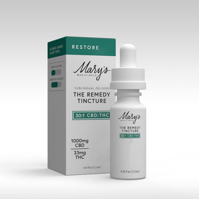 30:1 The Remedy – Restore [13.5ml] (1000mg CBD/33mg THC) - Image 1