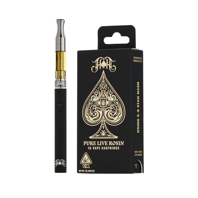 Garlic Juice | Indica - 100% Pure Live Rosin Solventless Oil - 1G Vape Cartridge - Image 1