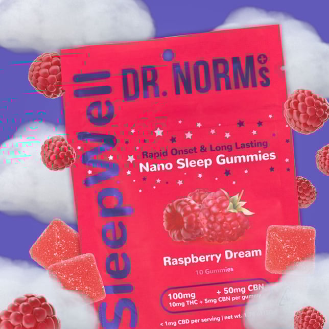 SleepWell - Raspberry Dream [10pk] (100mg THC/50mg CBN) - Image 3