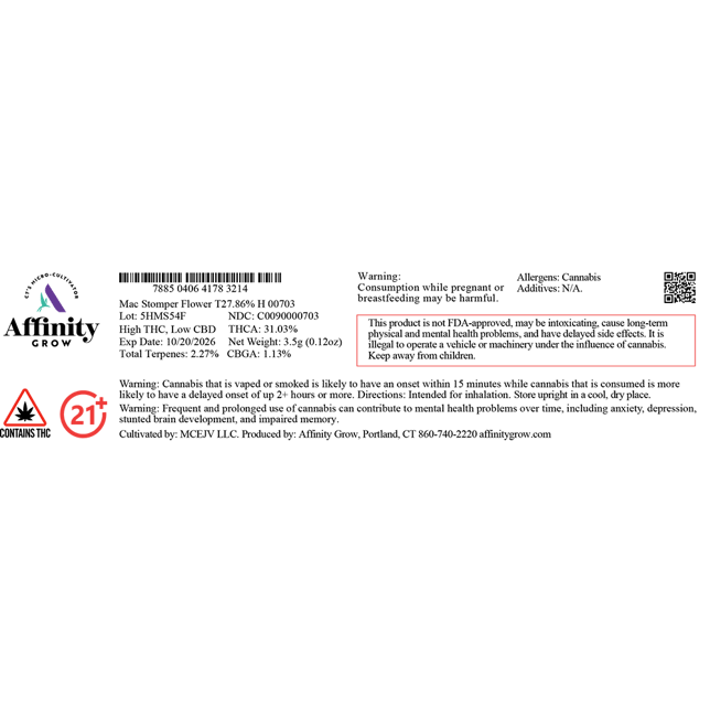 Affinity Grow - Mac Stomper (H) Flower  C0090000703 - Image 3