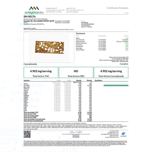 SoundView - Toasted S'mores (H) Milk Chocolate (4.9mg 20pk) C0080000176 - Image 3