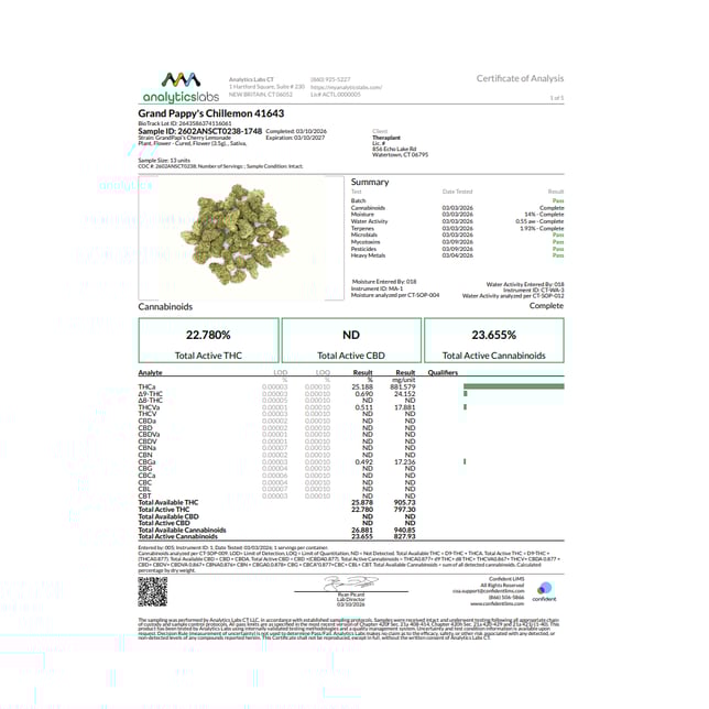 Theraplant - Grand Pappy's Chillemon (S) Flower  C0040001643 - Image 3
