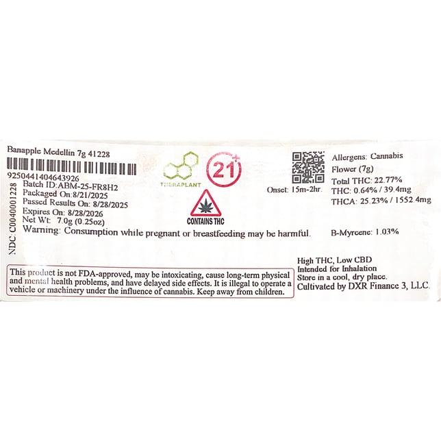 Theraplant - Banapple Medellin (H) Flower  C0040001228 - Image 2