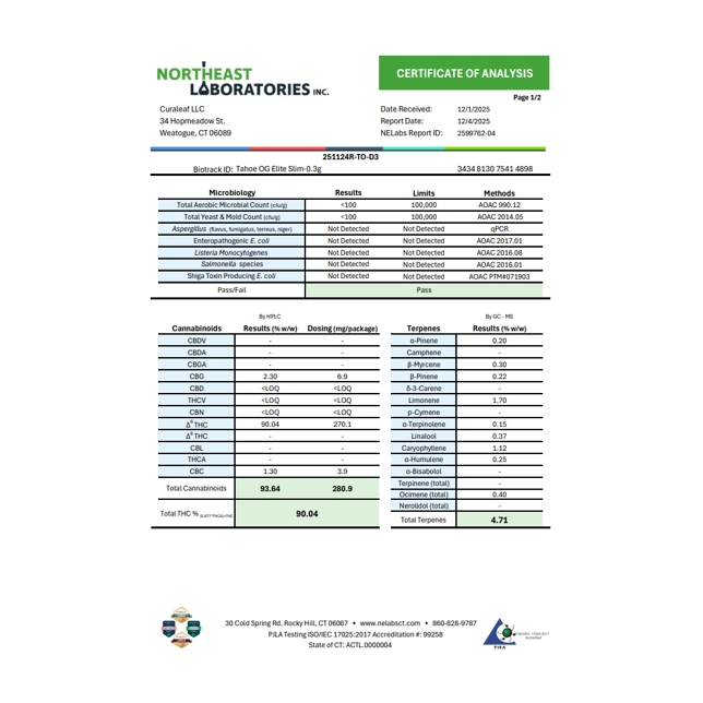 Select - Tahoe OG (I) Elite All In One (0.3g) C0030001284 - Image 3