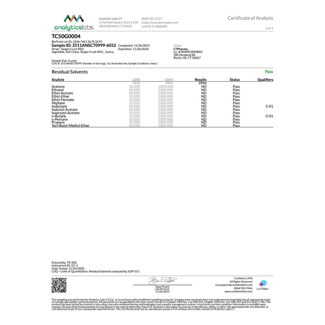 Savvy - Tangie Crush (S) Guap RSO Gummies (4.63mg 10pk) C0020026601 - Image 6