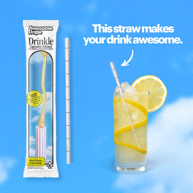 Infused Drinking Straw - Sativa (100mg) - Image 1 Infused Drinking Straw - Sativa (100mg) - Image 1