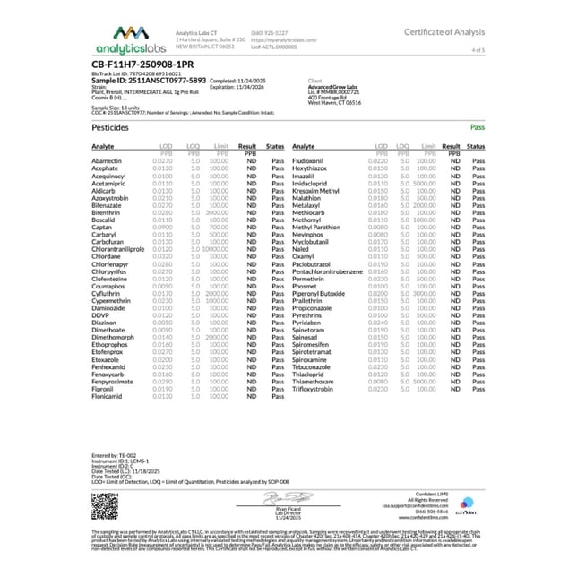 AGL - Cosmic B (H) 1g Pre-Roll 1pk (1g) C0010001106 - Image 7 AGL - Cosmic B (H) 1g Pre-Roll 1pk (1g) C0010001106 - Image 7