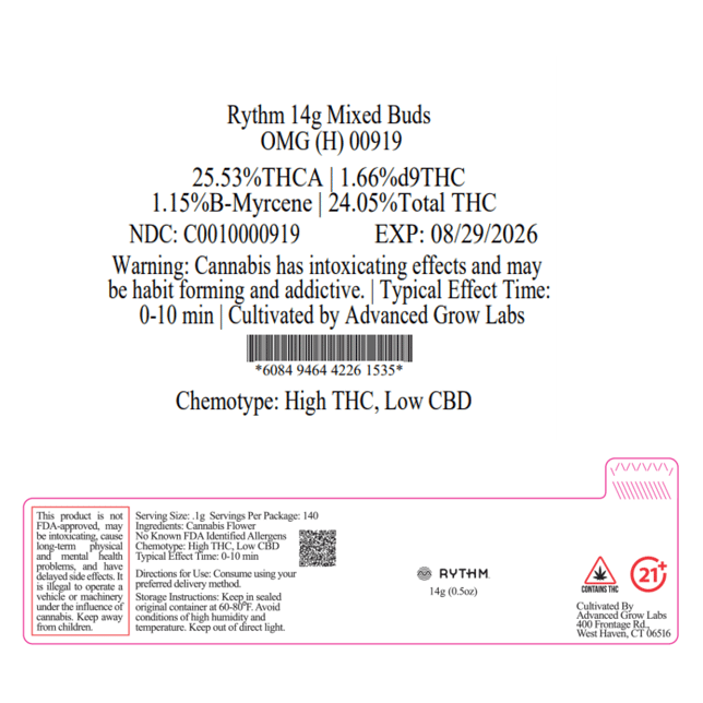 Rythm - OMG (H) Flower  C0010000919 - Image 3