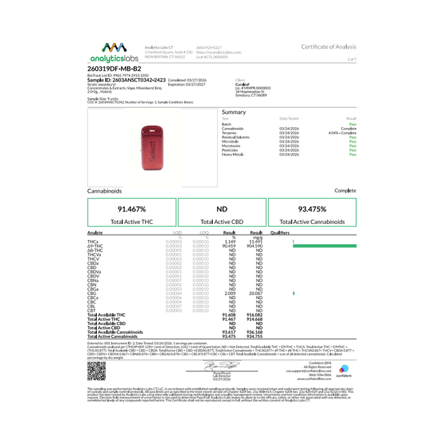 Select - Moonburst (H) BRIQ Flavor Series Disposable Vape (2g) C0030001642 - Image 3