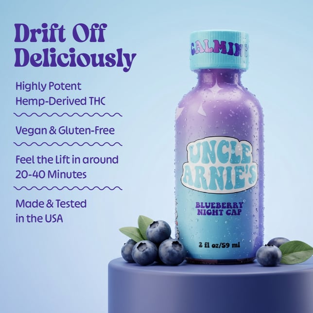 20:1 Blueberry Night Cap [2oz] (100mg THC/5mg CBN) - Image 2