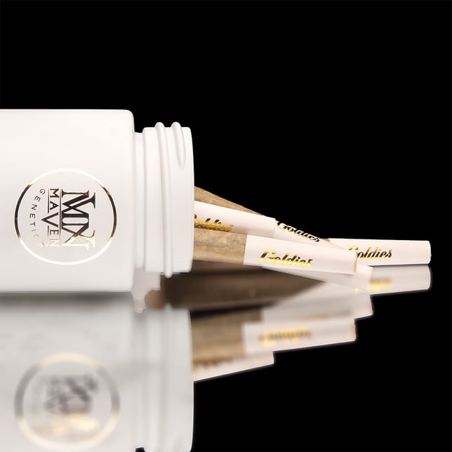 Chrome Dome Goldies Infused Pre-Rolls 5-Pack [3g] - Image 4