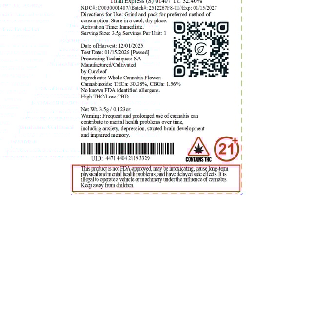 Grassroots - Titan Express (S) Flower  C0030001407 - Image 5
