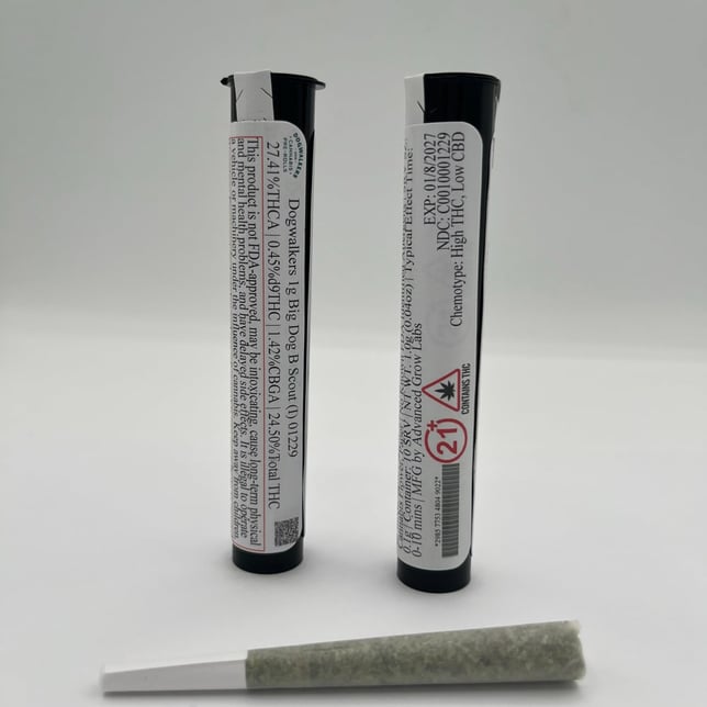 Dogwalkers - B Scout (I) 1g Pre-Roll 1pk (1g) C0010001229 - Image 2