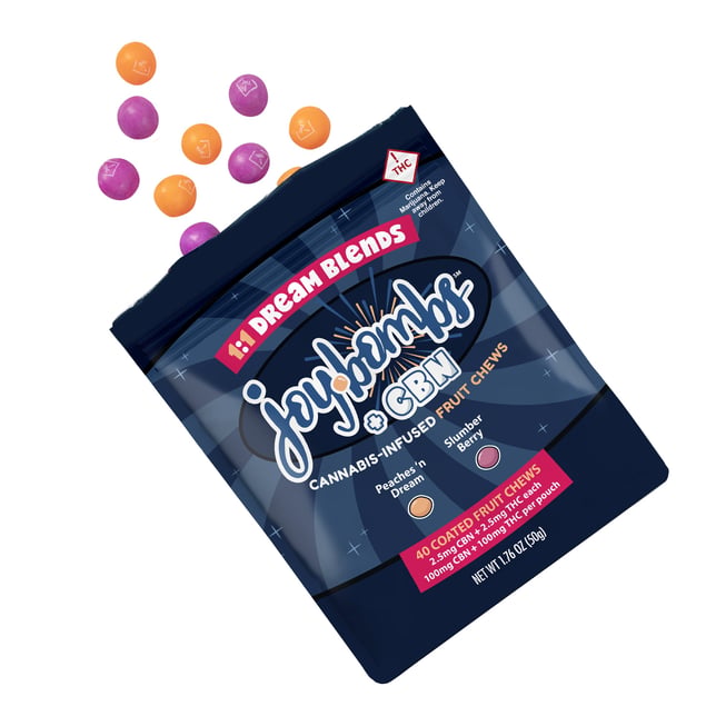 Joy Bombs + CBN 1:1 Dream Blends - 100mg THC (40pk / 2.5mg THC & 2.5mg CBN ea) - Image 3 Joy Bombs + CBN 1:1 Dream Blends - 100mg THC (40pk / 2.5mg THC & 2.5mg CBN ea) - Image 3