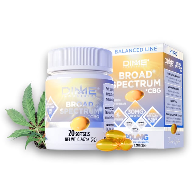 Balanced Line "Afternoon" CBG Softgels - Image 1 Balanced Line "Afternoon" CBG Softgels - Image 1