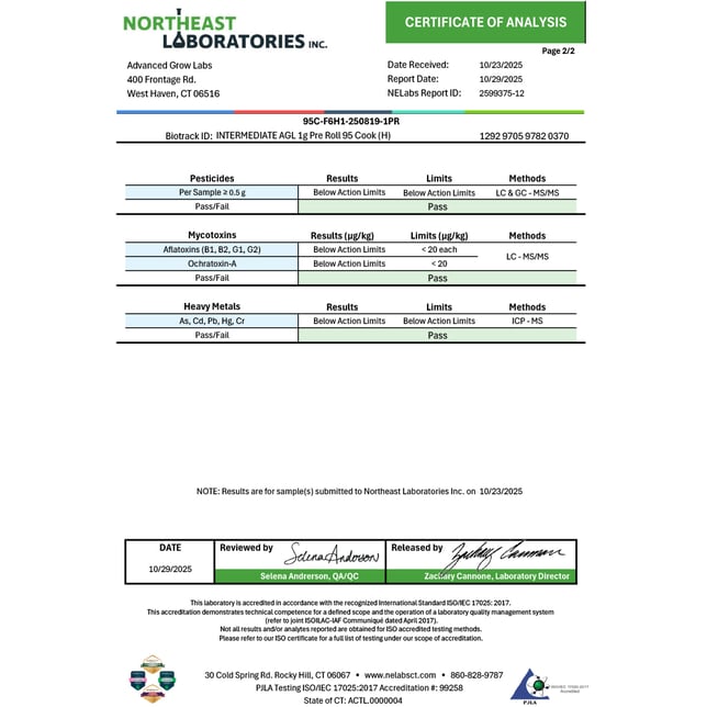 AGL - 95 Cook (H) 1g Pre-Roll 1pk (1g) C0010001019 - Image 5