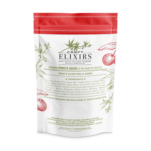 1:1 Gummies Sour Cherry [10pk] (50mg CBD/50mg THC) - Image 2