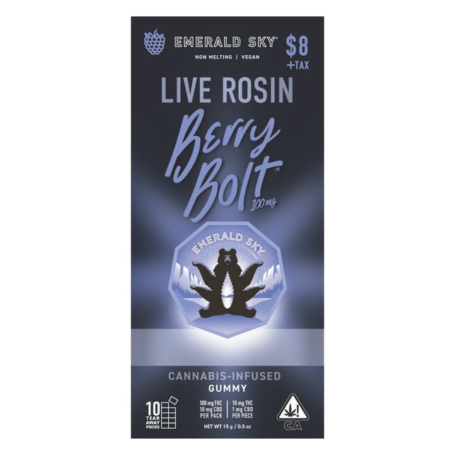 Live Rosin Berry Bolt | 1pk/10mg - 100mg | Indica | - Image 1 Live Rosin Berry Bolt | 1pk/10mg - 100mg | Indica | - Image 1