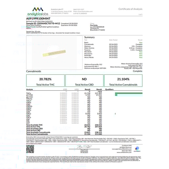 Comffy - Mint Condition (S) 1g Pre-Roll 1pk (1g) C0140000054 - Image 3