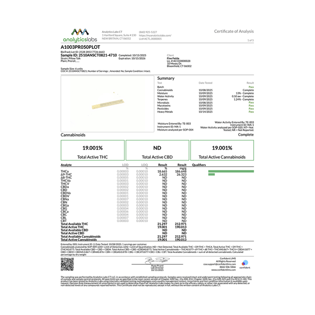 Comffy - Pillow Talk (I) 0.5g Pre-Rolls 7pk (3.5g) C0140000075 - Image 3