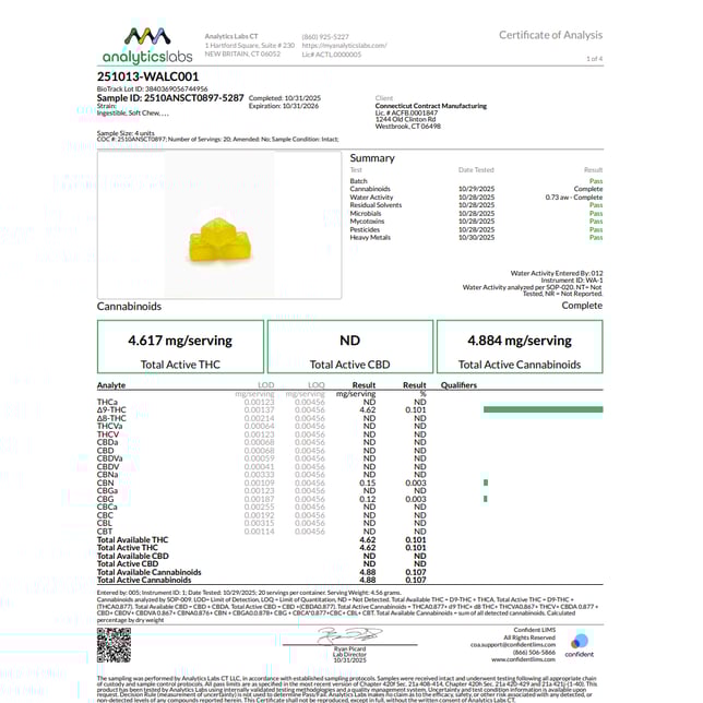 Wana Quick - Limoncello (H) Fast Acting Gummies (4.97mg 20pk) C0060000161 - Image 3