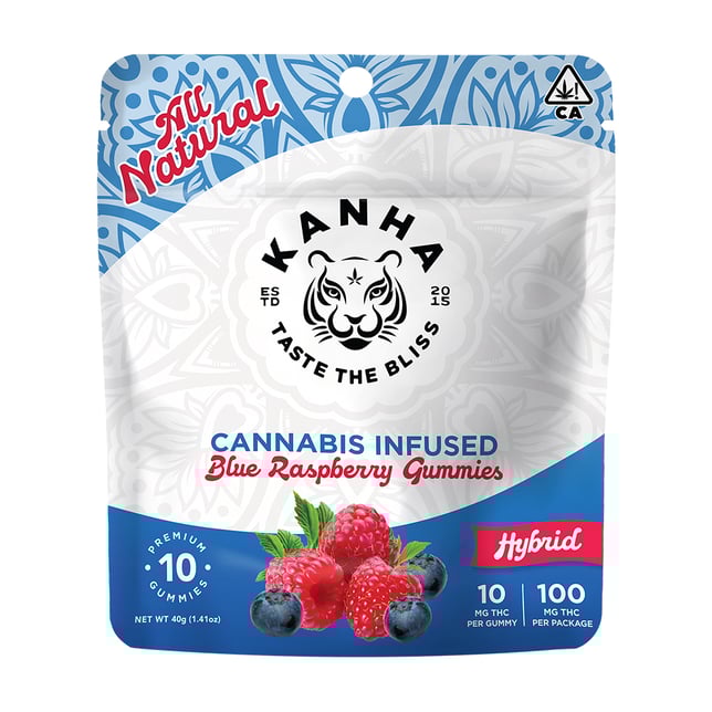 Blue Raspberry - Hybrid [10pk] (100mg) - Image 2