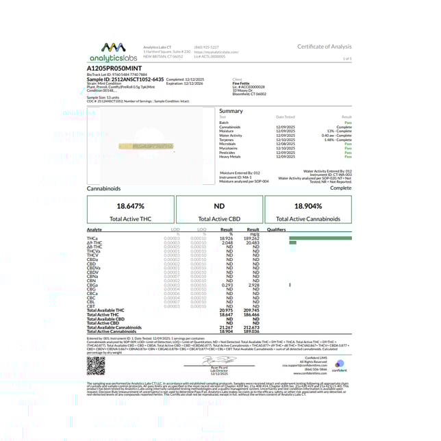 Comffy - Mint Condition (S) 0.5g Pre-Rolls 7pk (3.5g) C0140000148 - Image 3