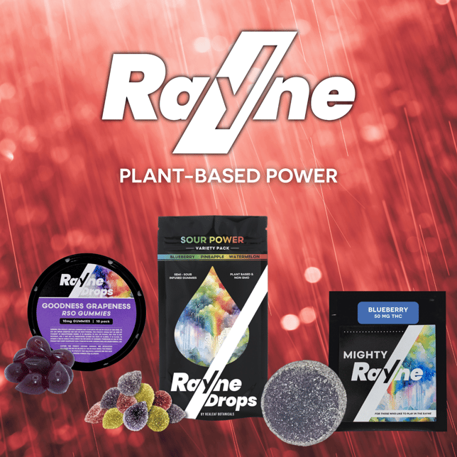 Rayne Drops Blueberry, Pineapple & Watermelon [10pk] (100mg) - Image 3